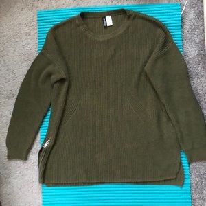 Olive green sweater